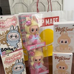 POP MART Authentic Labubus Have a Seat and Macaron